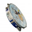 Pandeiro 8" Fórmica Azul, Pele Smilinguido Líder  1T.C/ Capa