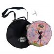 Pandeiro 8" Fórmica Pink, Pele Smilinguido Faniquita 1T, C/ Capa