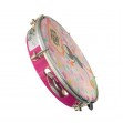 Pandeiro 8" Fórmica Pink, Pele Smilinguido Faniquita 1T, C/ Capa